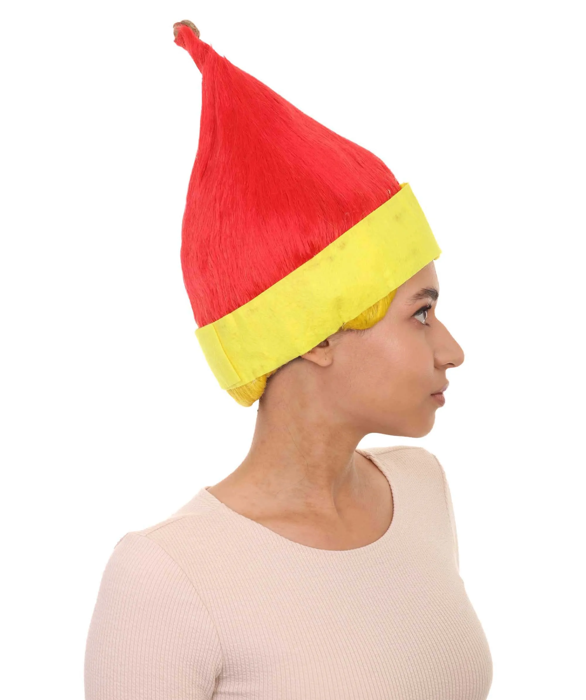 Red And Yellow Wig | Premium Breathable Capless Cap