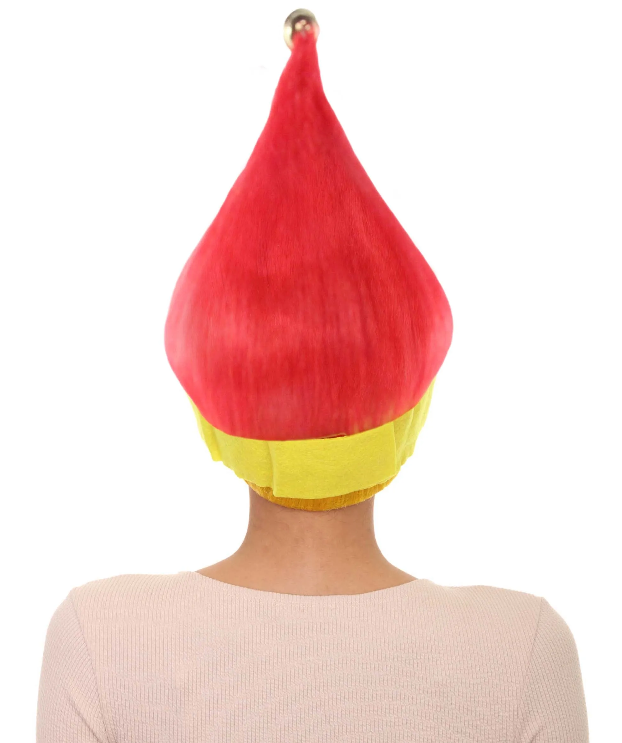 Red And Yellow Wig | Premium Breathable Capless Cap