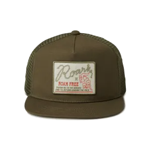 ROARK Station Trucker Snapback Hat - MILITARY