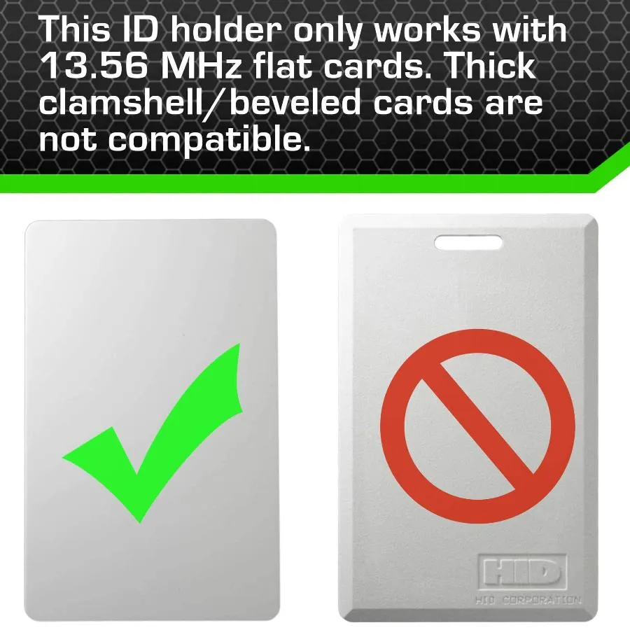 Secure Badge Holder DuoLite ® Vertical 2 ID Card Holder