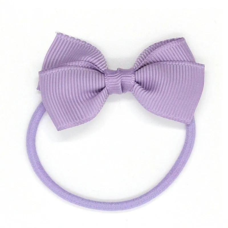 Small Bow Elastic - Light Purple