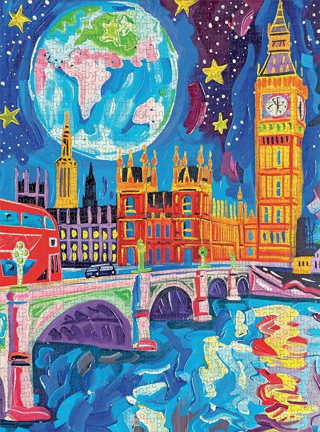 Starry Night in London - 1000 Piece Jigsaw Puzzle