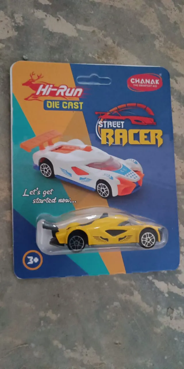 Street Racer Car Metal Die Cast Toy 3 Years Child Play