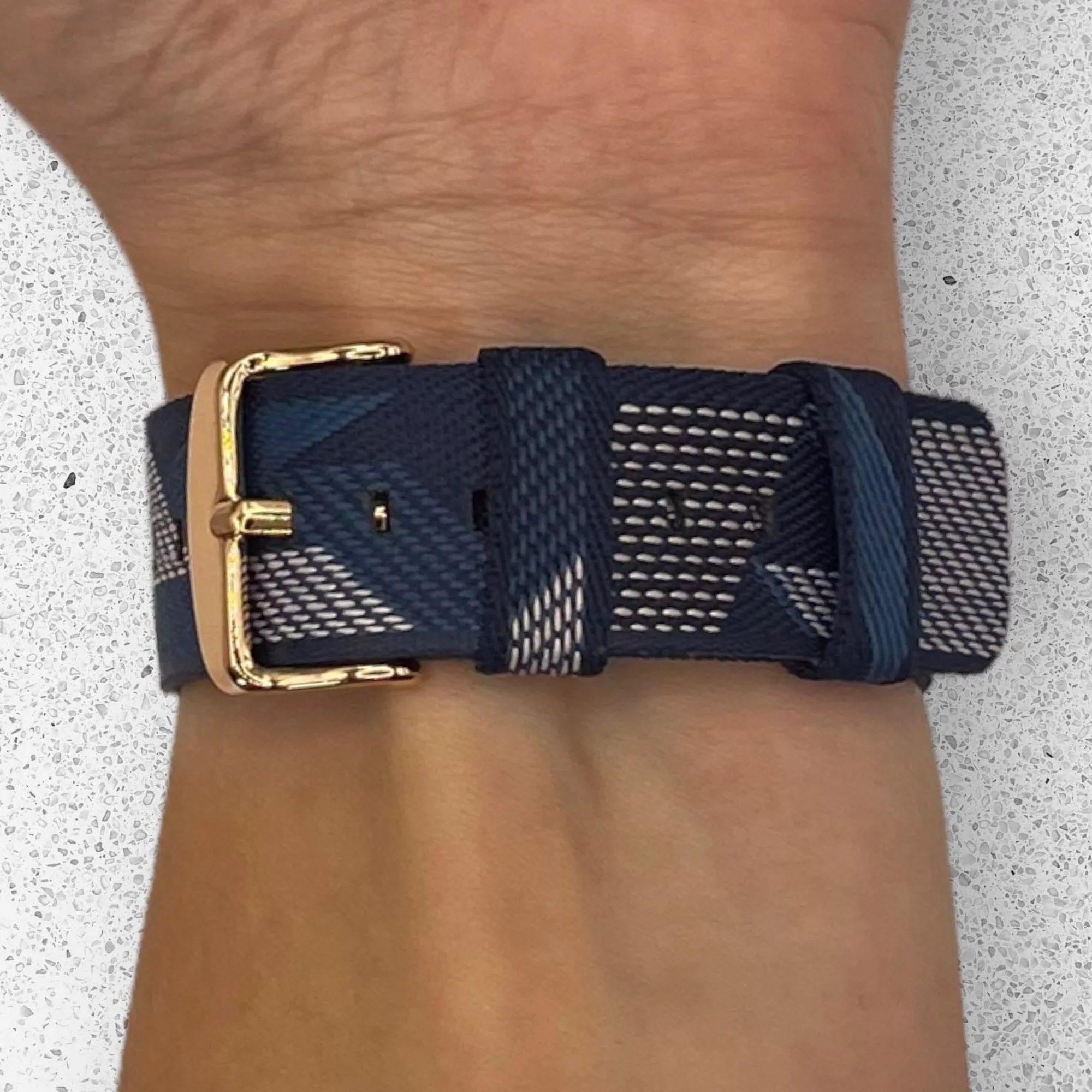 Stylish Canvas Watch Straps Compatible with Fitbit Charge 2