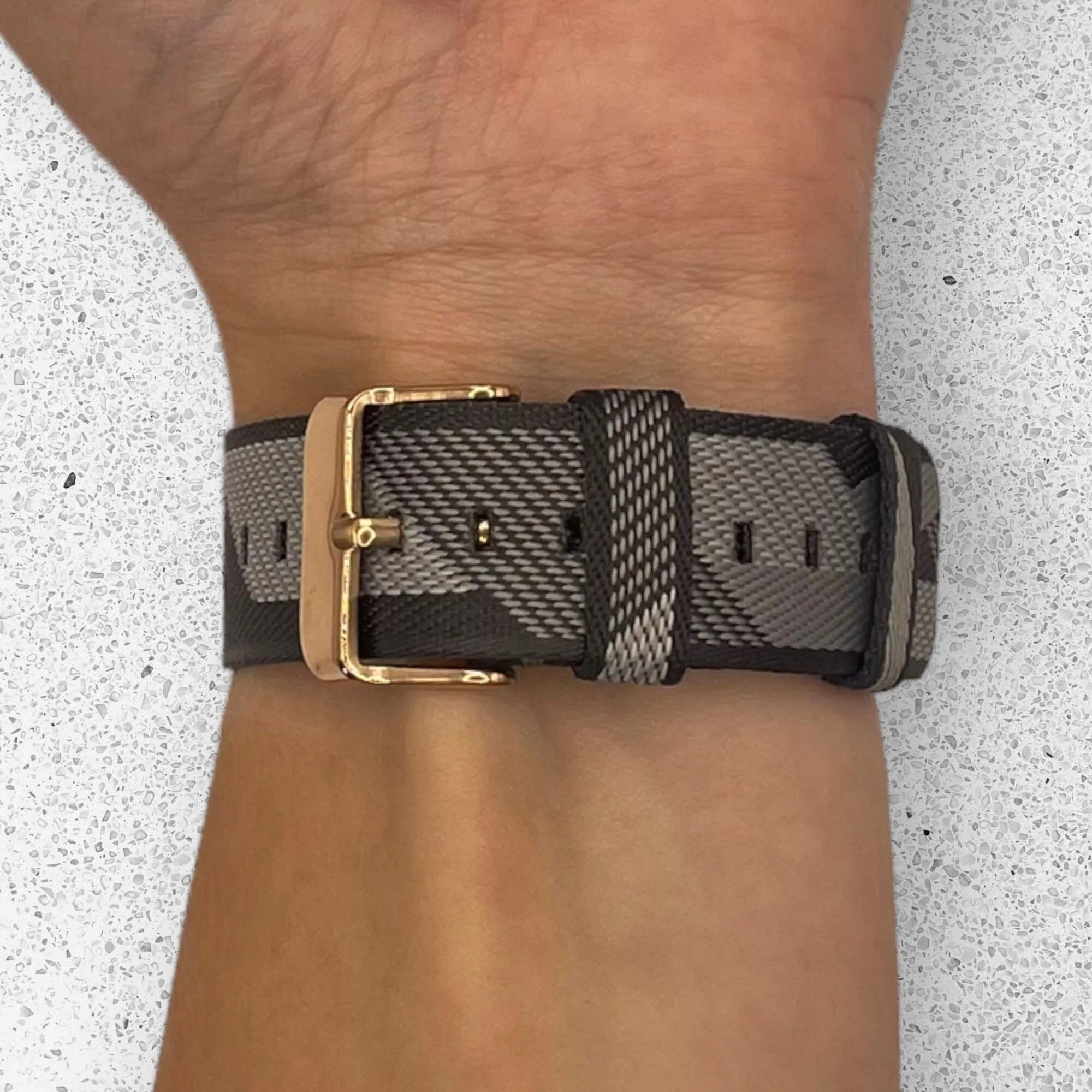 Stylish Canvas Watch Straps Compatible with Fitbit Charge 2