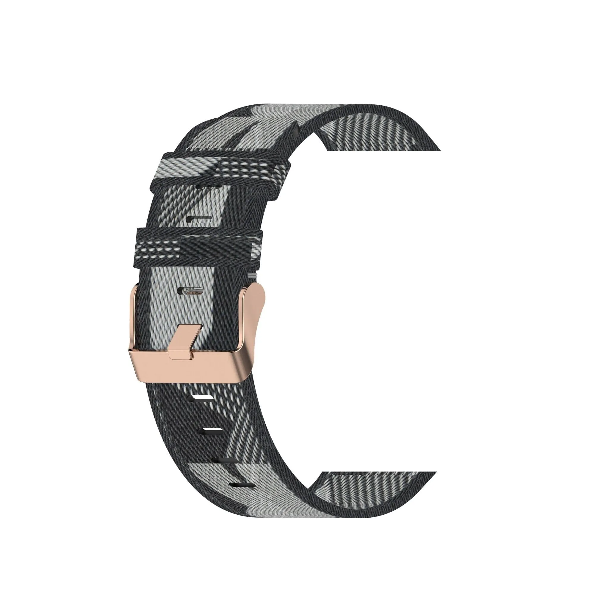 Stylish Canvas Watch Straps Compatible with Fitbit Charge 2