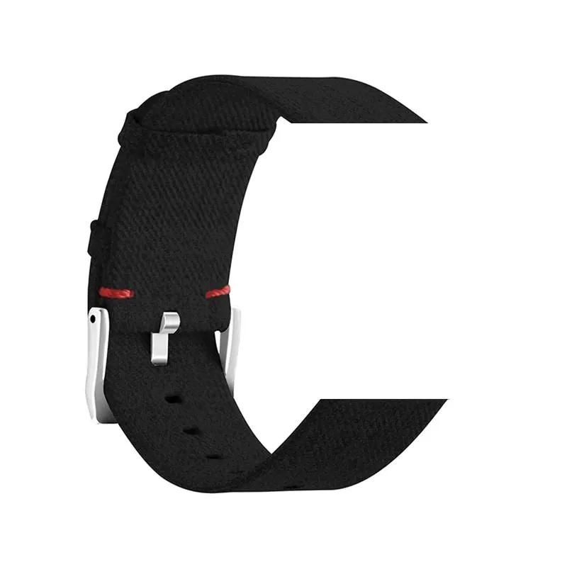 Stylish Canvas Watch Straps Compatible with Garmin Forerunner 158