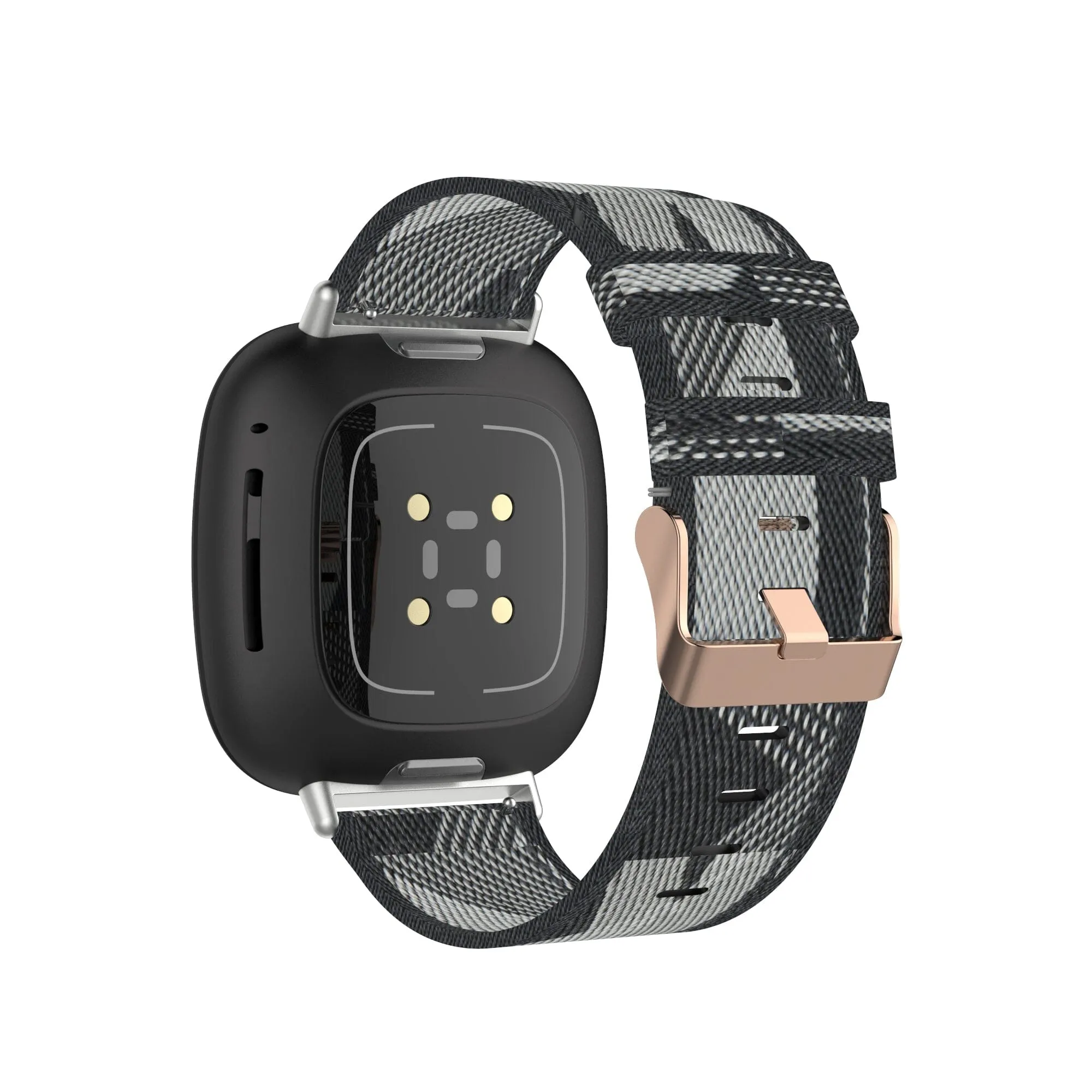 Stylish Canvas Watch Straps Compatible with Garmin Forerunner 158