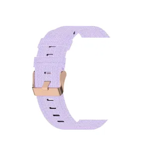 Stylish Canvas Watch Straps Compatible with Garmin Forerunner 158