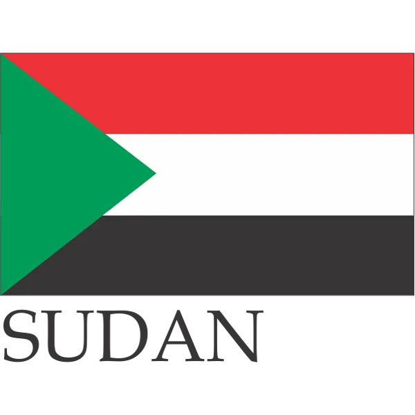 Sudan Embroidered Flag Badge