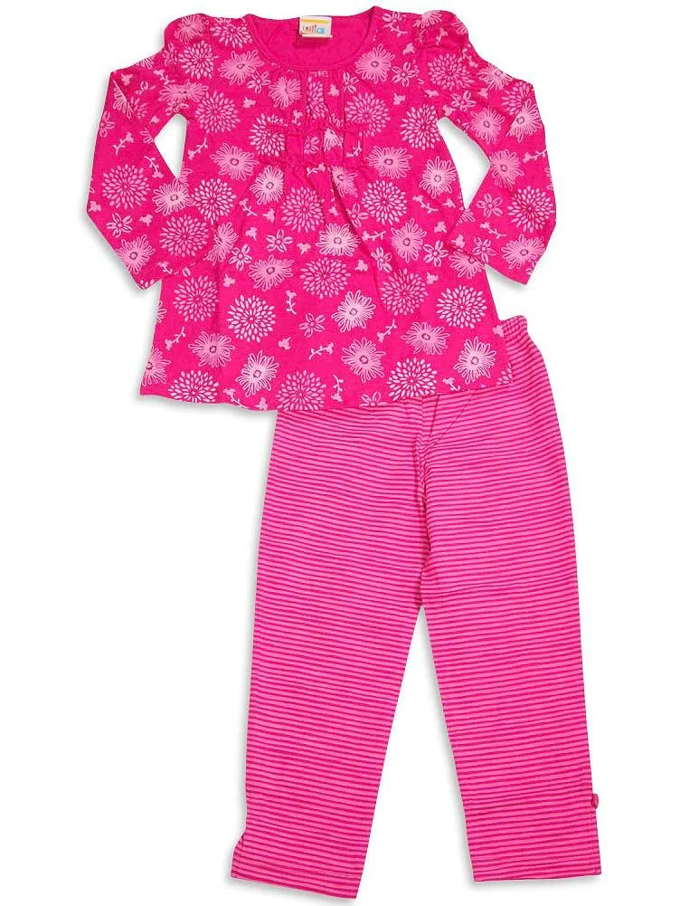 Sweet Potatoes - Little Girls Long Sleeve Legging Set - 8 Fun Patterns - 30 Day Guarantee