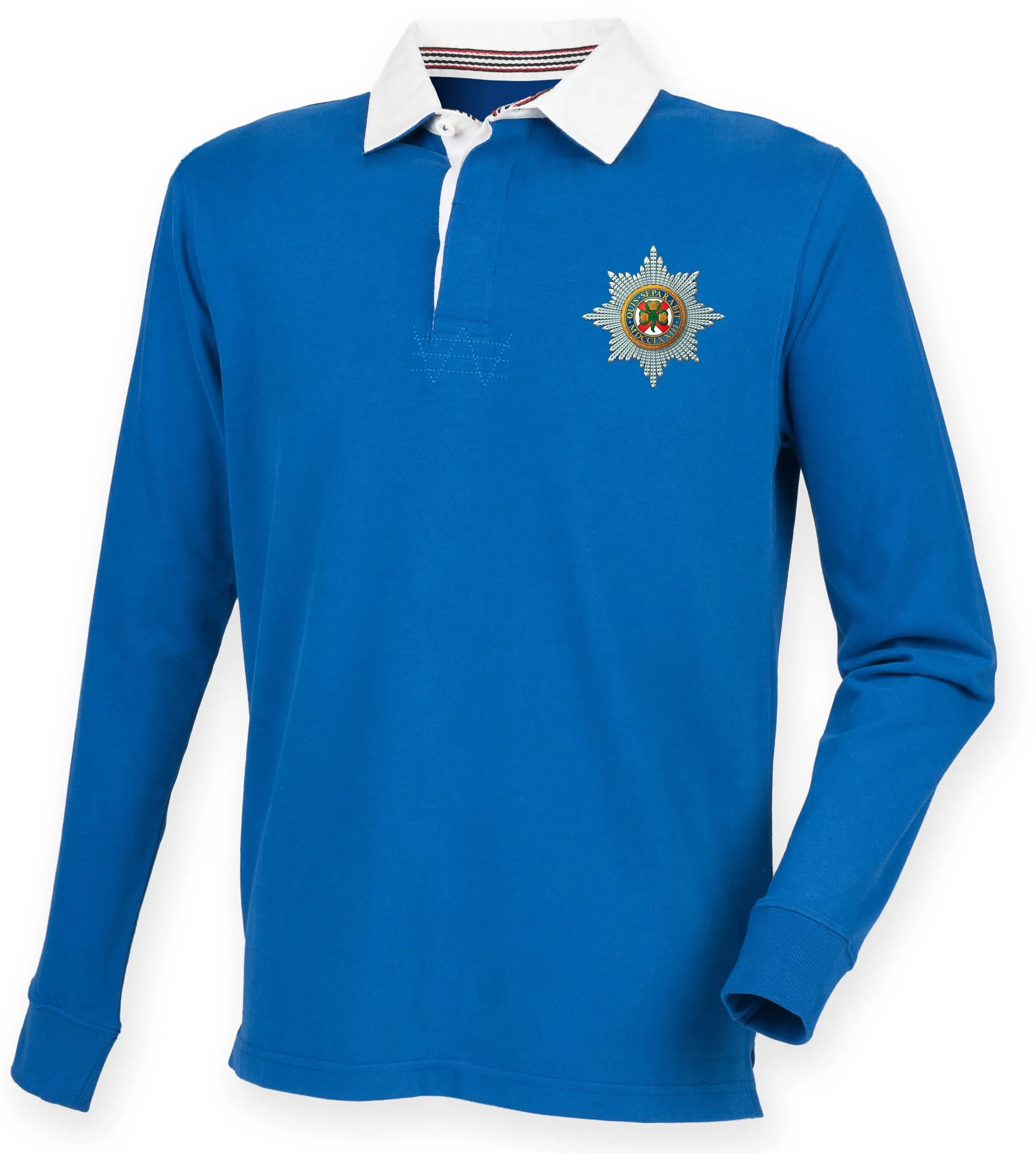 The Irish Guards Premium Superfit Embroidered Rugby Shirt