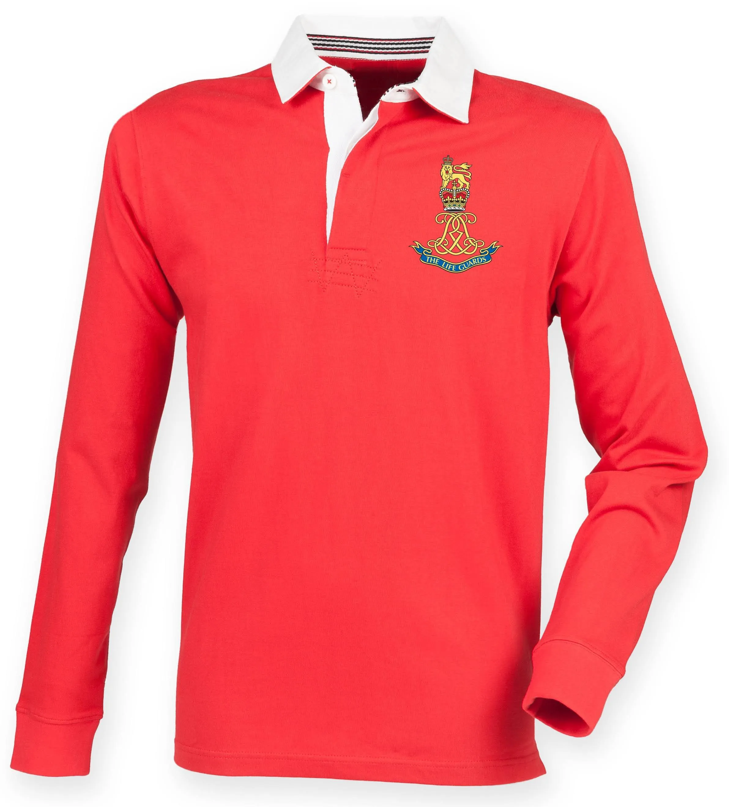 The Life Guards Premium Superfit Embroidered Rugby Shirt