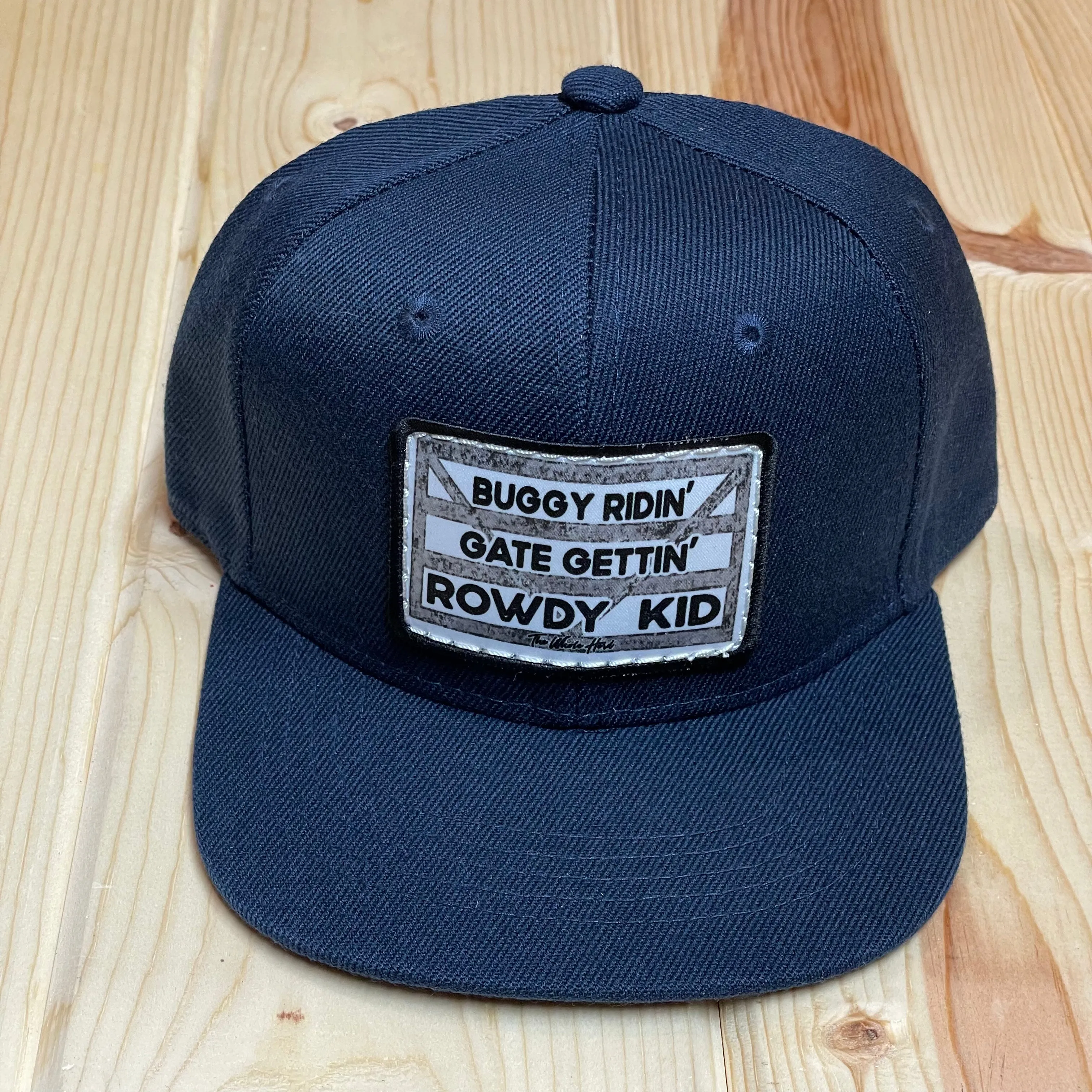 The Whole Herd Boy's "Rowdy Kid" Leather Patch Hat