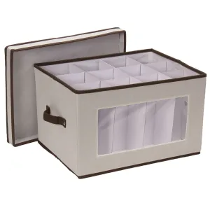 Vision Canvas Wine Goblet Storage Box