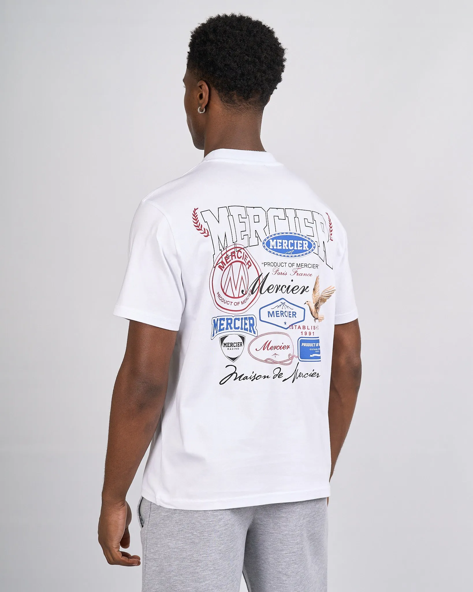 White Mercier Multi Tour Tshirt