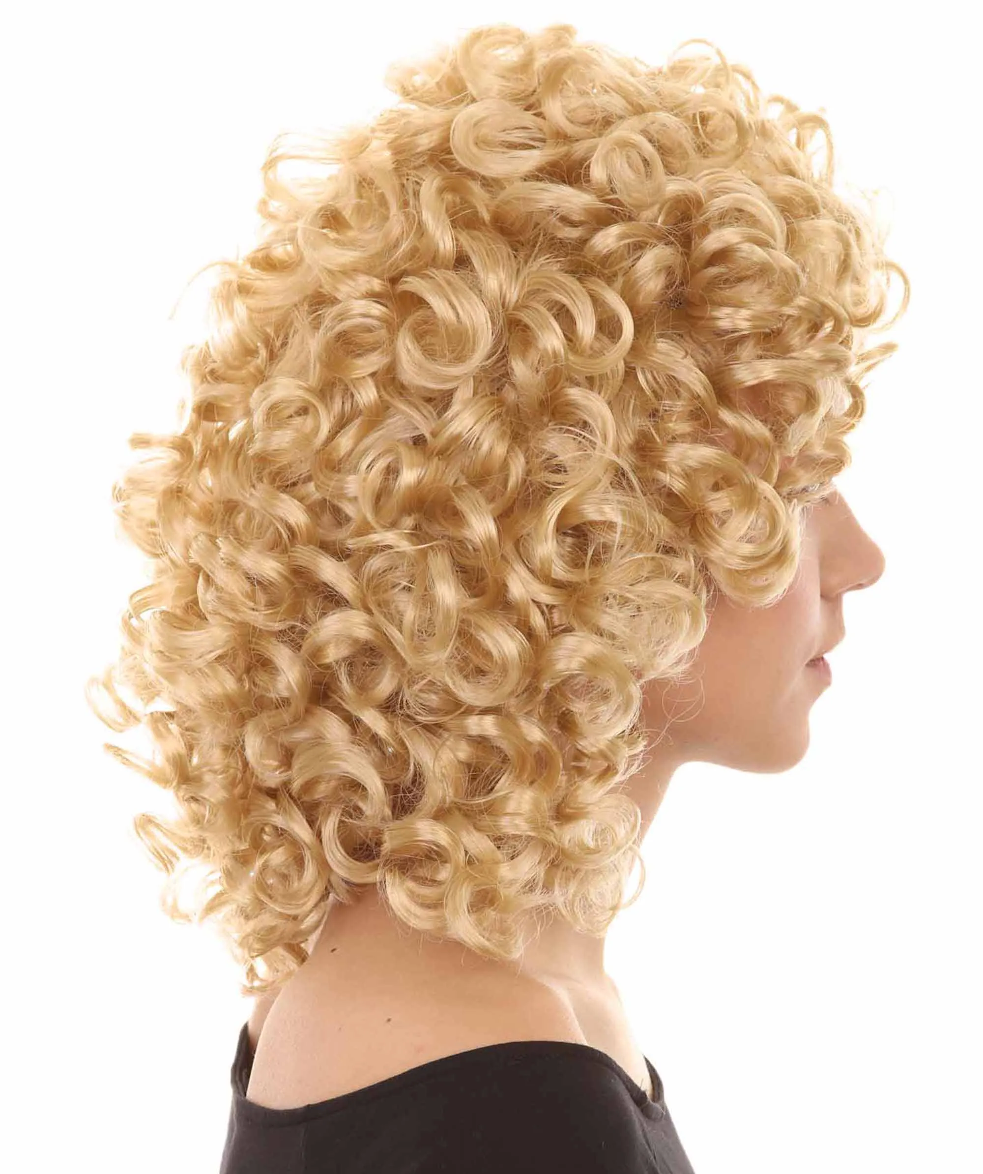 Women's Medium Curly Olympian Lady Wig Collection | Cosplay Halloween Wigs | Premium Breathable Capless Cap