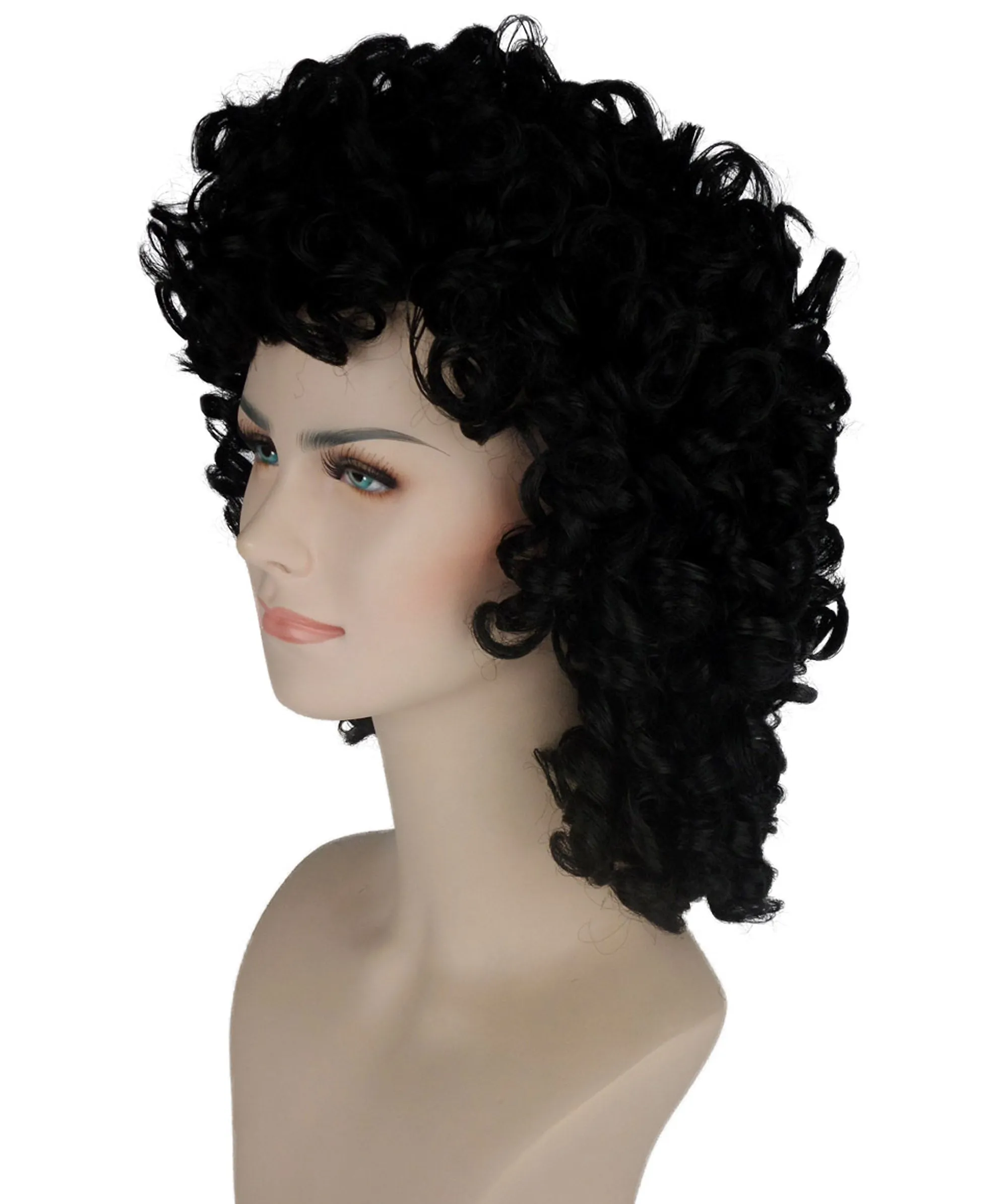 Women's Medium Curly Olympian Lady Wig Collection | Cosplay Halloween Wigs | Premium Breathable Capless Cap