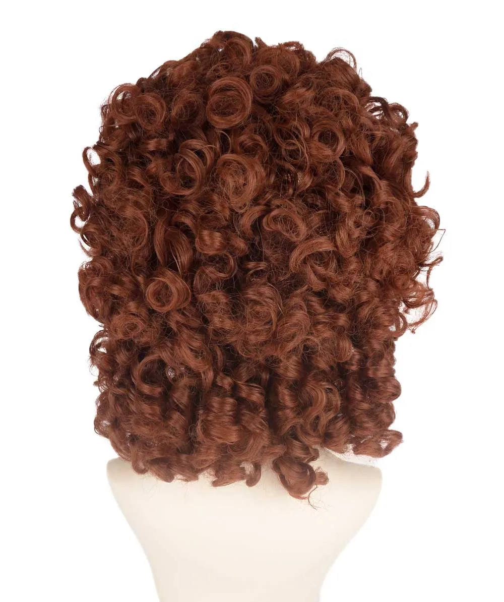 Women's Medium Curly Olympian Lady Wig Collection | Cosplay Halloween Wigs | Premium Breathable Capless Cap