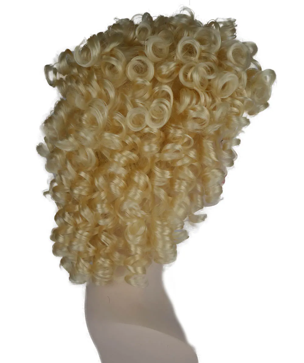 Women's Medium Curly Olympian Lady Wig Collection | Cosplay Halloween Wigs | Premium Breathable Capless Cap