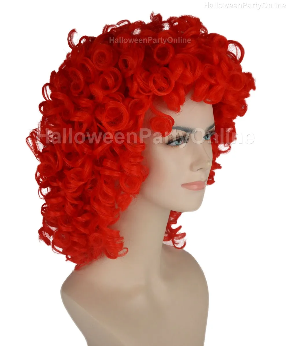 Women's Medium Curly Olympian Lady Wig Collection | Cosplay Halloween Wigs | Premium Breathable Capless Cap