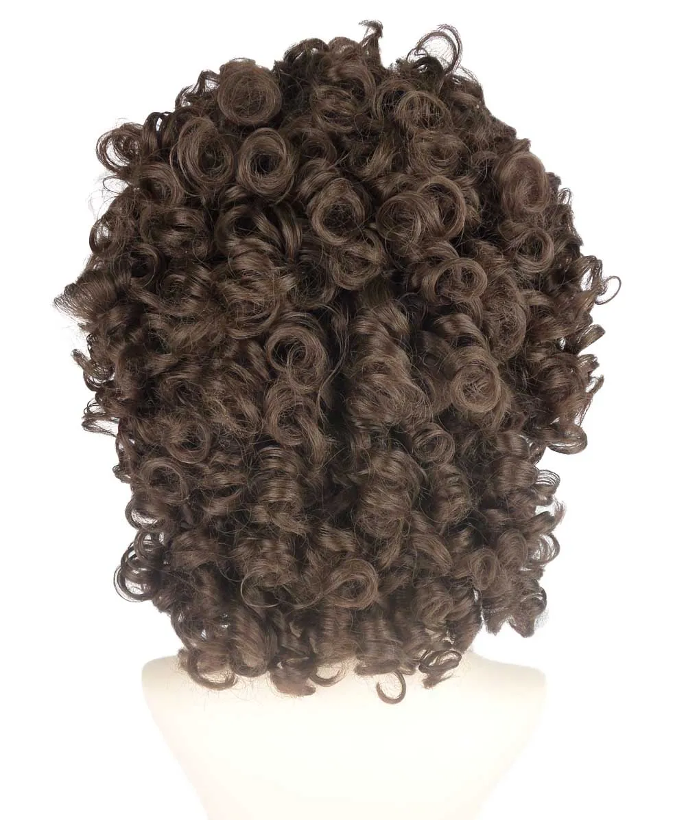 Women's Medium Curly Olympian Lady Wig Collection | Cosplay Halloween Wigs | Premium Breathable Capless Cap