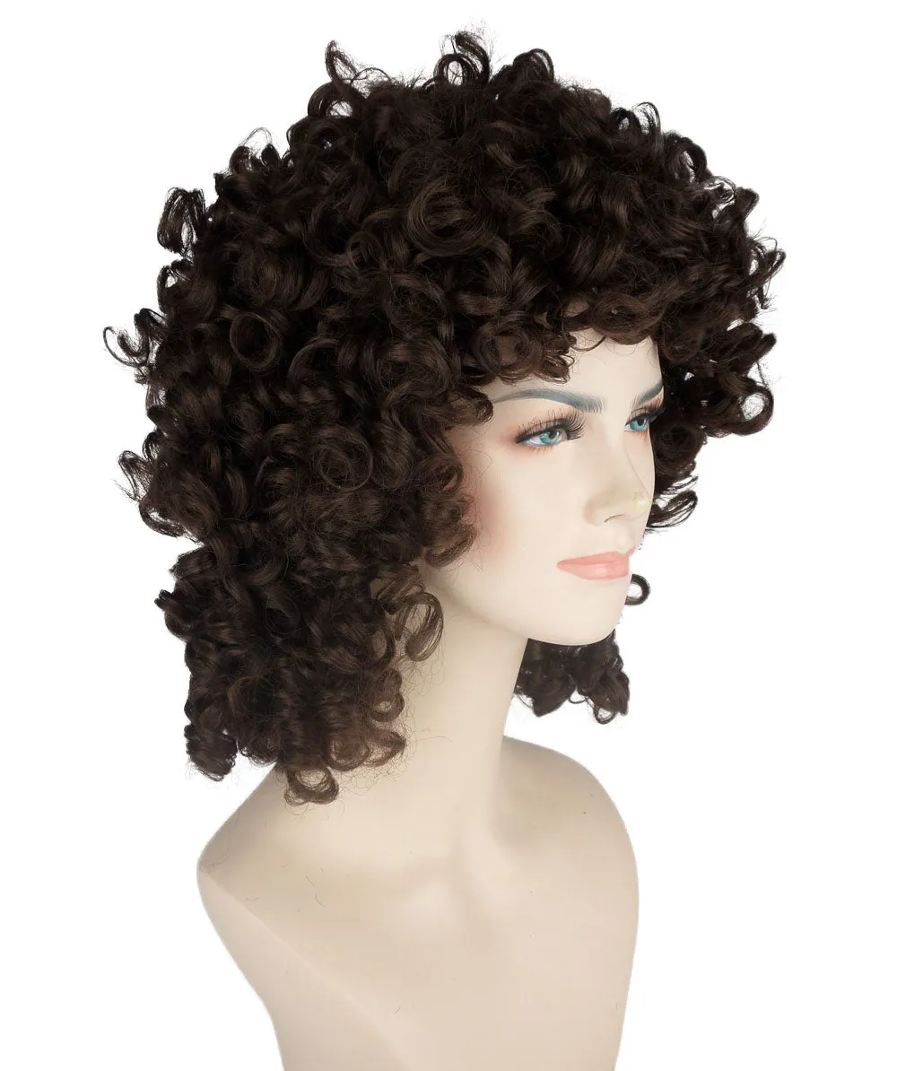 Women's Medium Curly Olympian Lady Wig Collection | Cosplay Halloween Wigs | Premium Breathable Capless Cap