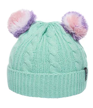 XTM Kids Hazel Knitted Double Pom Pom Beanie